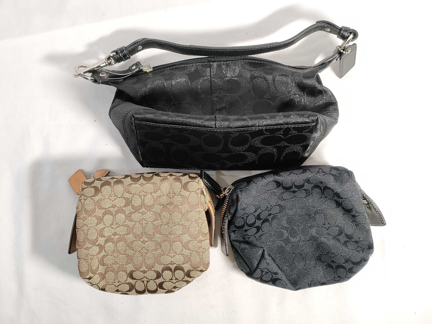 COACH Signature Coach Pouch 3-Piece Set