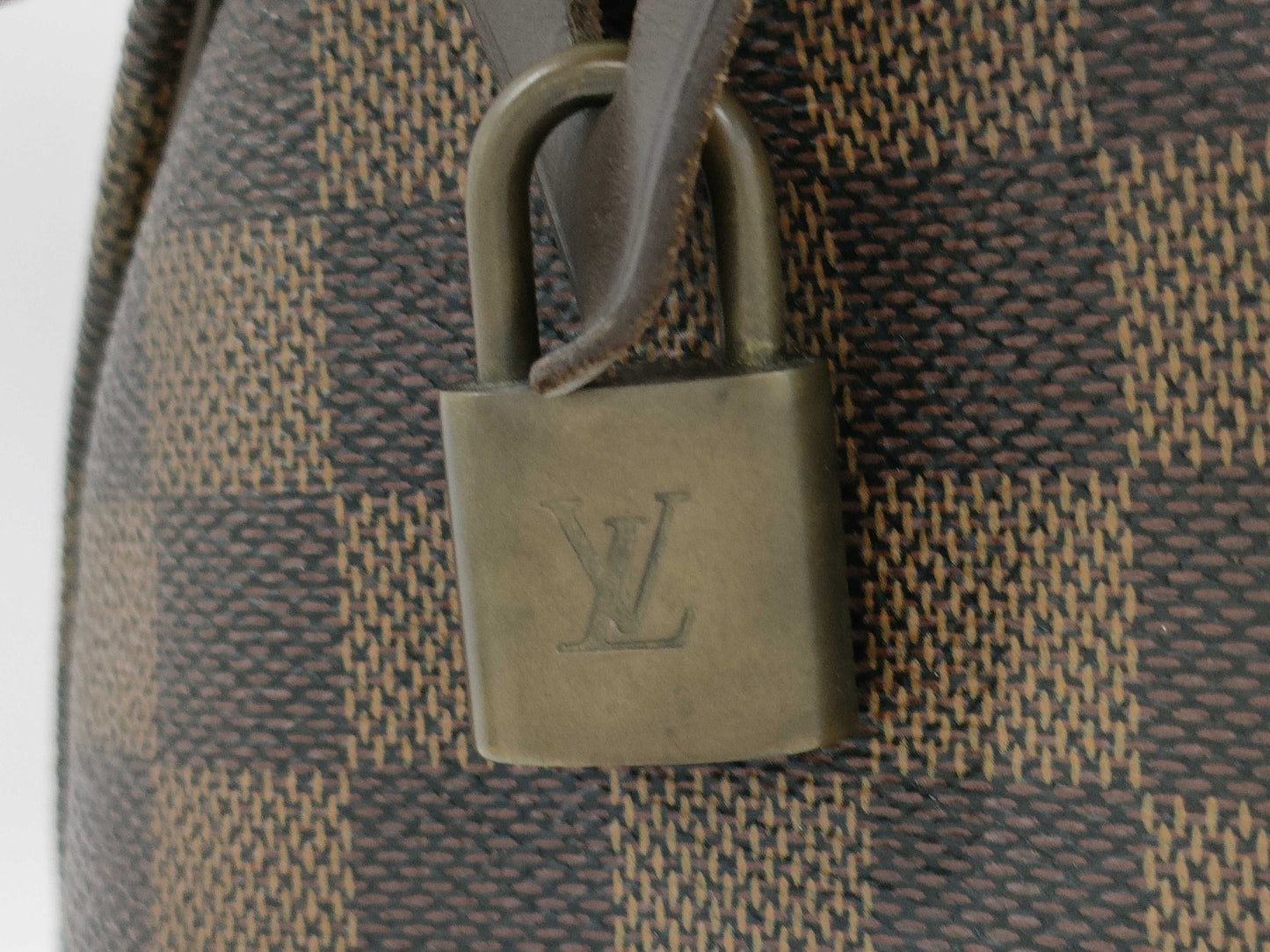 LOUIS VUITTON Vuitton Damier Speedy 25 N41532 SP0097 Brown Bag