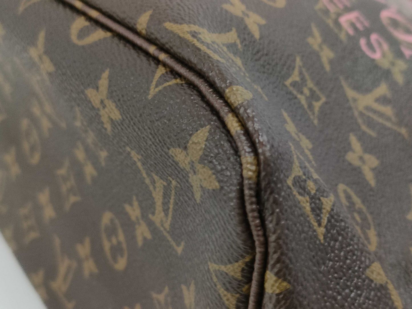 LOUIS VUITTON Monogram Neverful MM M40939 GI2183 Ikat Flower Tote Bag