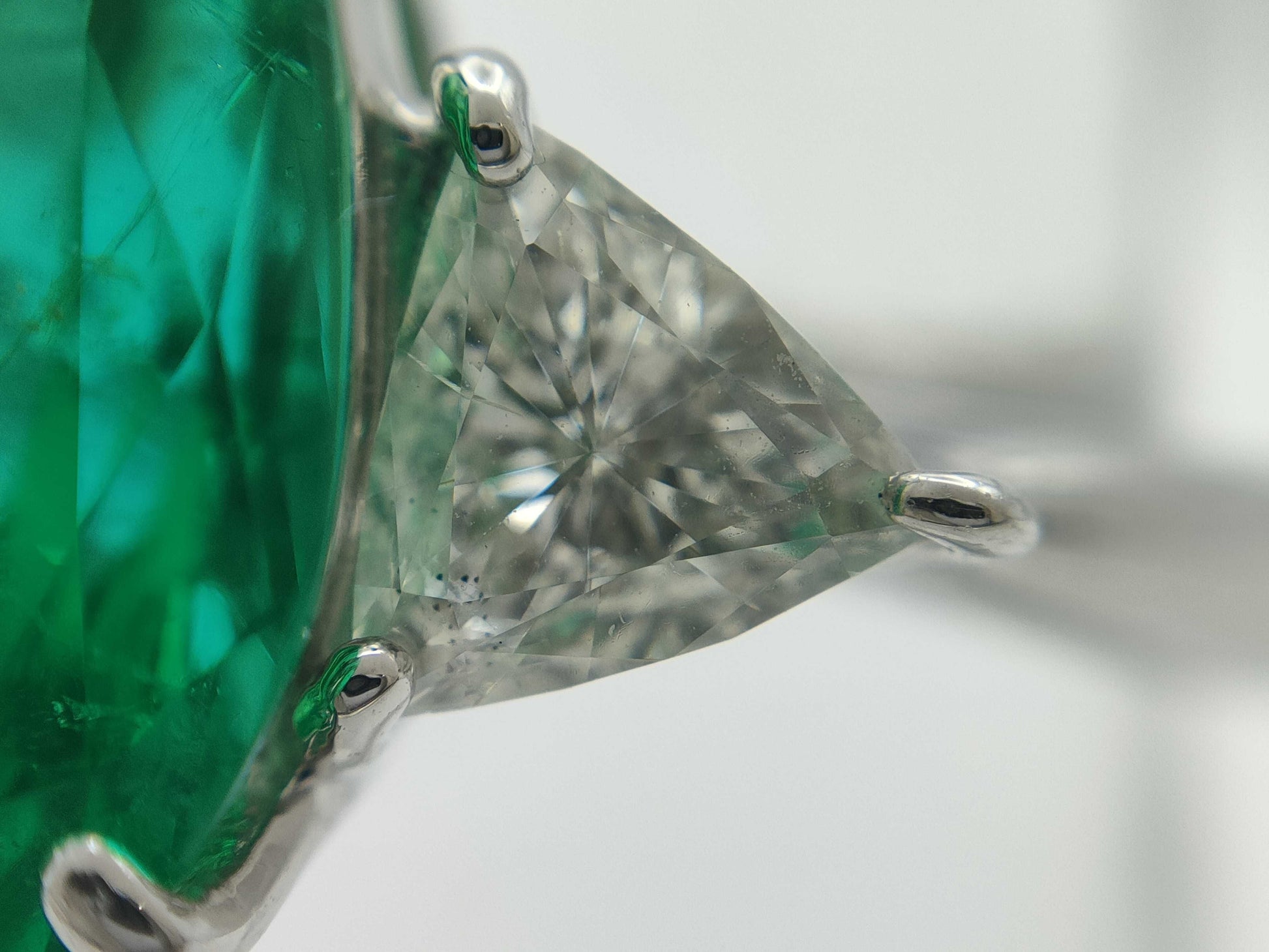 E4.80ct D0.783ct Pt900 8.7g Ring