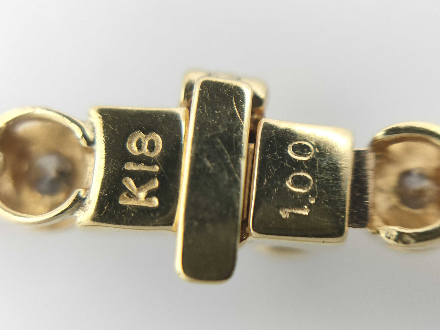 D1.00ct K18 6.2g Bracelet Bangle