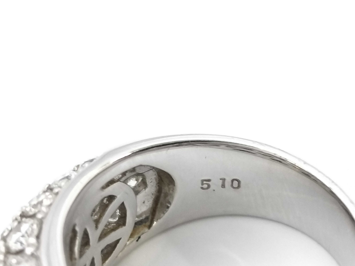 D5.10ct Pt900 17.2g Ring