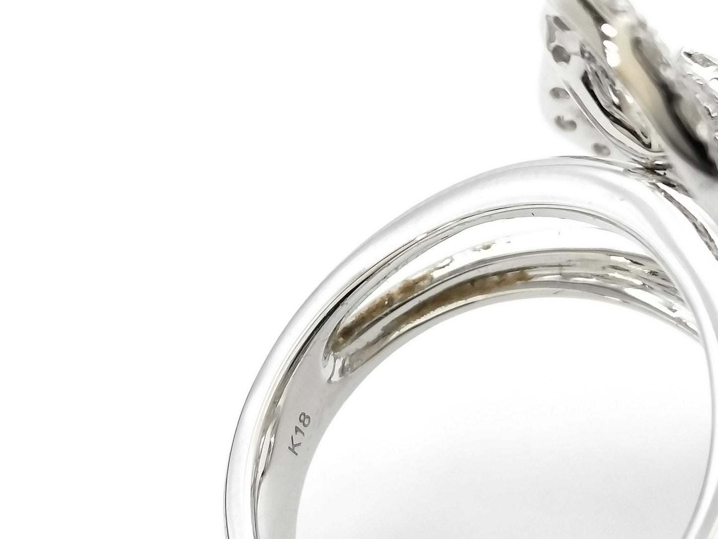 Flower D1.825ct K18 9.8g Ring