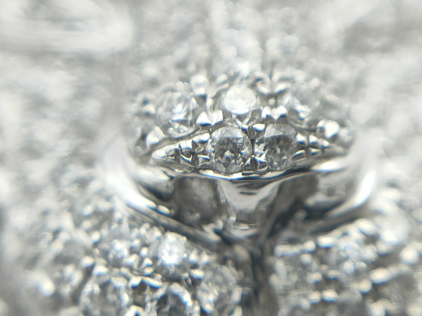 D1.00ct K18WG 5.7g Pendant Top