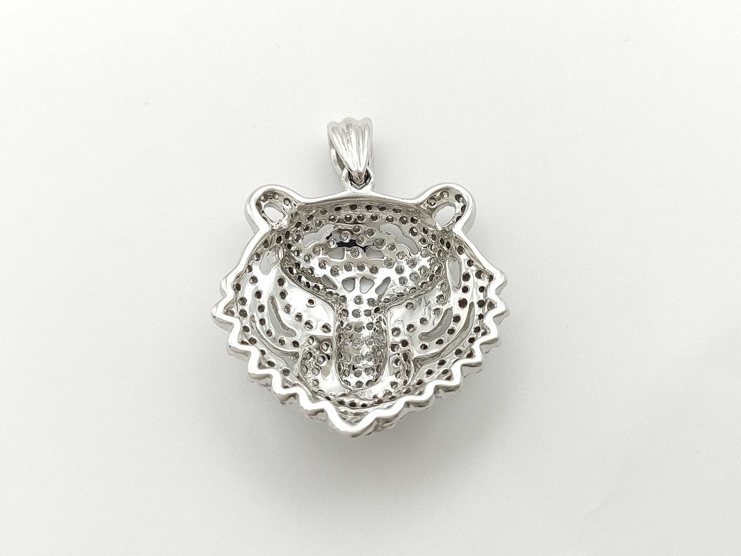 D1.00ct K18WG 5.7g Pendant Top