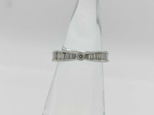 D0.03/0.53ct K18WG 2.4g Ring