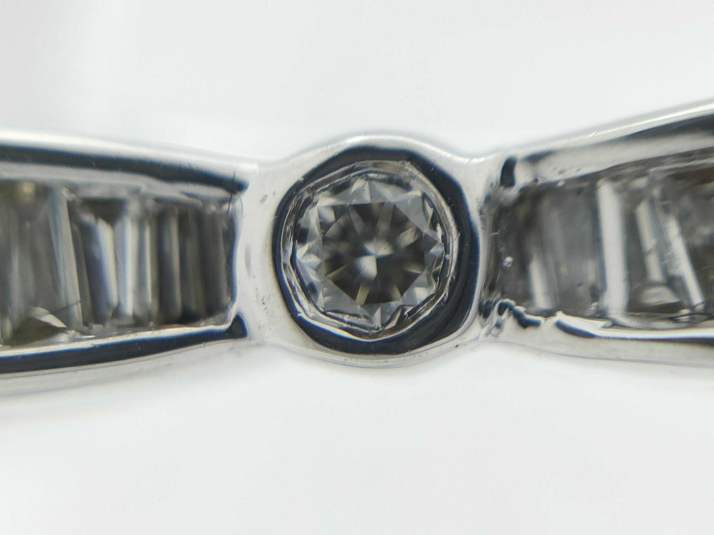 D0.03/0.53ct K18WG 2.4g Ring
