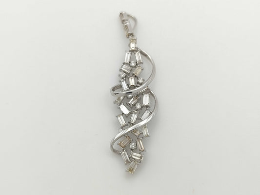 D2.00ct K18WG 4.6g Pendant Top