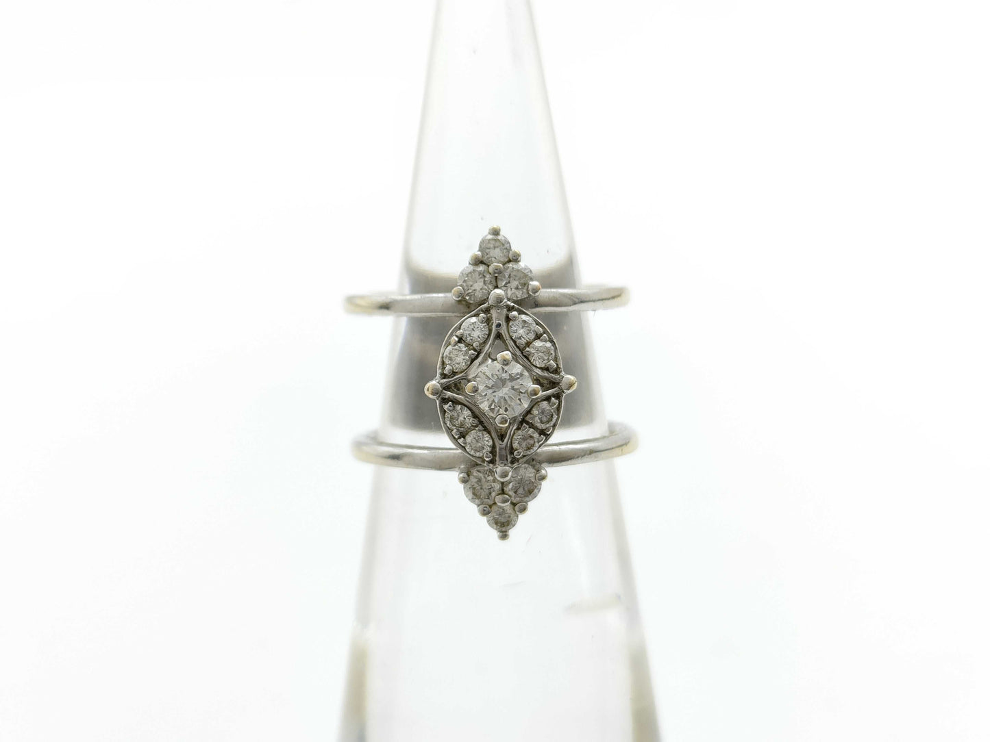 D0.393ct K18 4.0g Ring