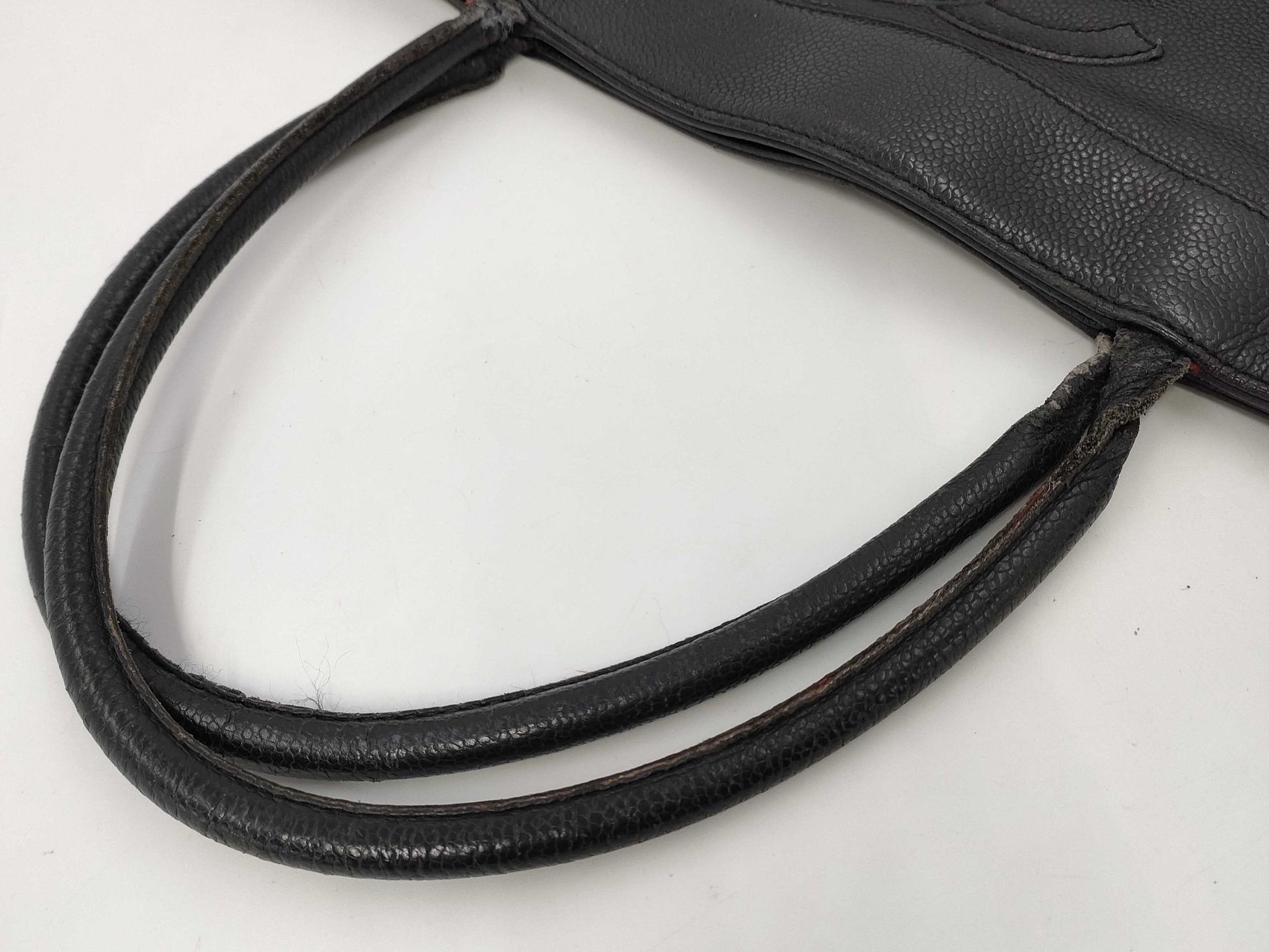 CHANEL CHANEL Caviar Skin Tote Bag Coco Mark Seal with Seal