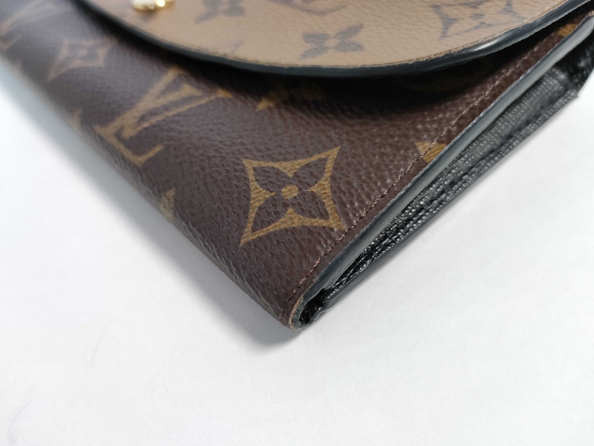 LOUIS VUITTON Monogram LOUIS VUITTON M82157 Portefeuille Emilie Monogram Reverse Long Wallet RFID Wallet