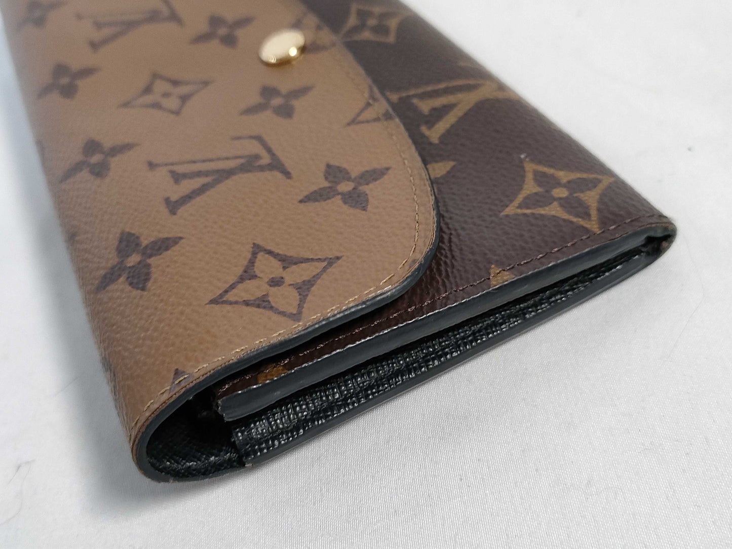 LOUIS VUITTON Monogram LOUIS VUITTON M82157 Portefeuille Emilie Monogram Reverse Long Wallet RFID Wallet