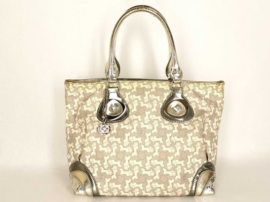 CELINE Carriage Logo Tote Bag