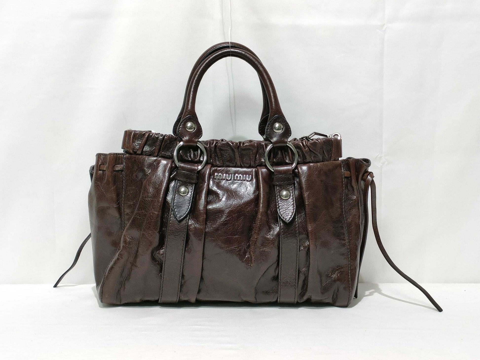 Miu Miu Miumiu Miu Vitello 2way Handbag