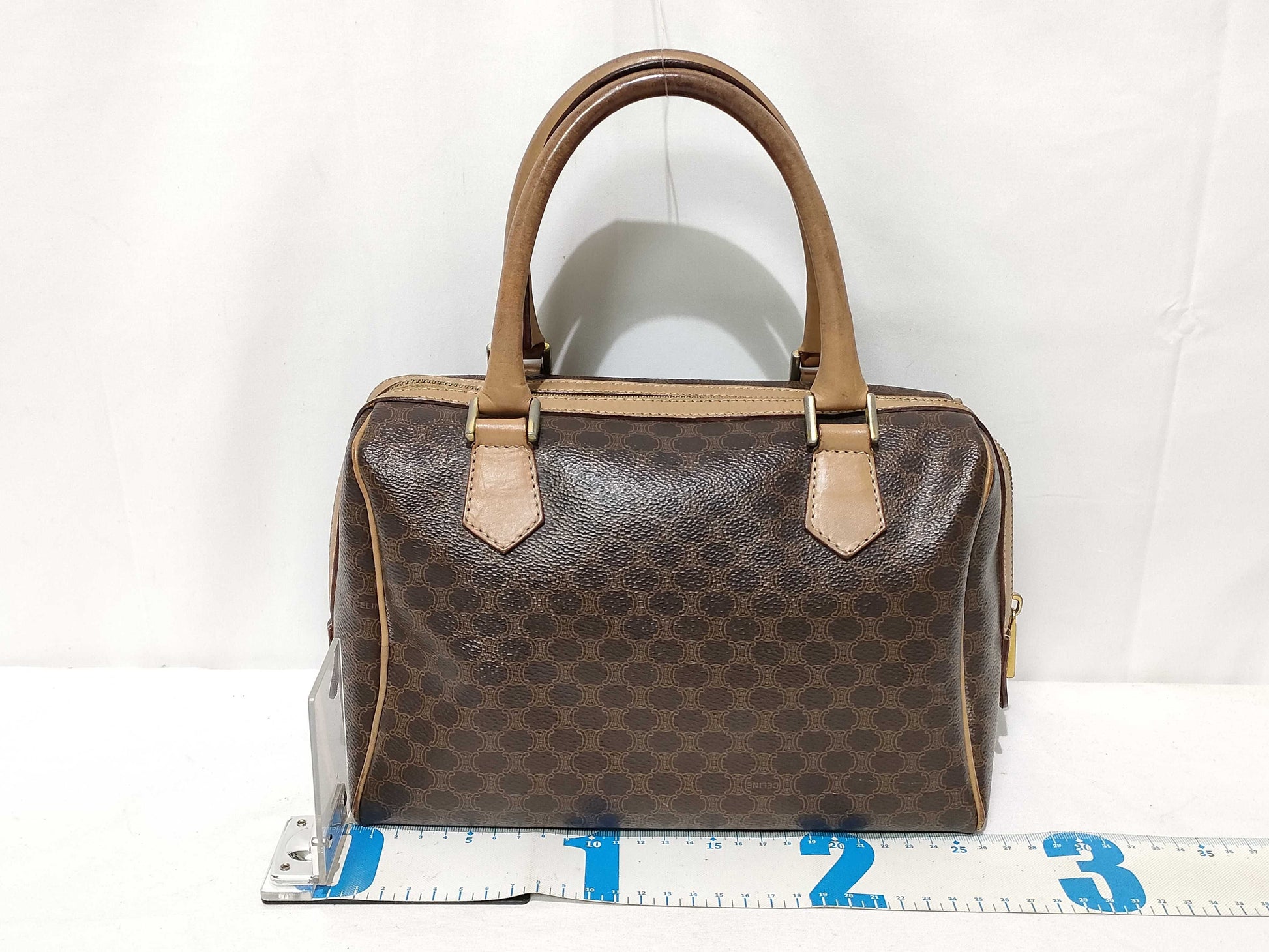 CELINE CELINE Mini Boston Macadam Bag