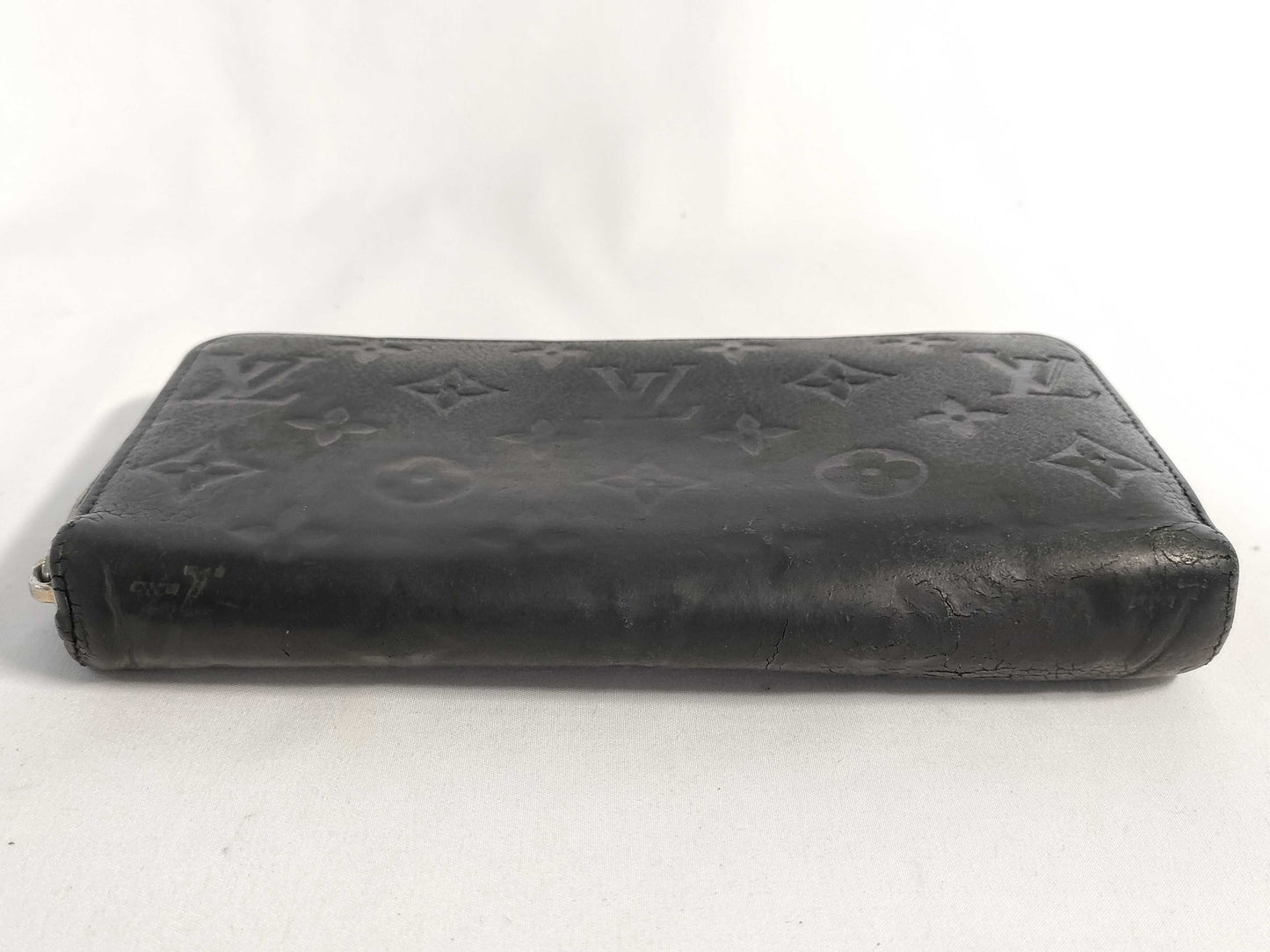 LOUIS VUITTON Louis Vuitton Zippy Wallet Monogram Empreinte Noir M61864 SP1174 Wallet