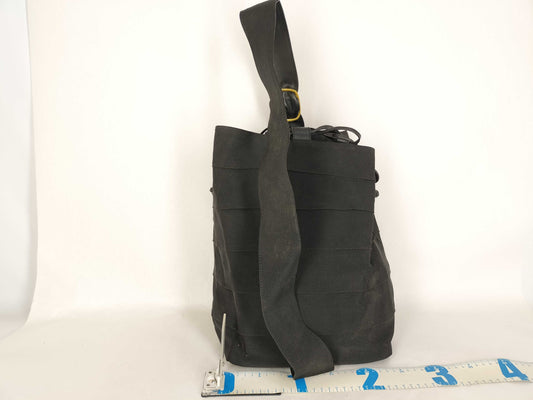 Salvatore Ferragamo Vara Ribbon Drawstring Black Shoulder Bag