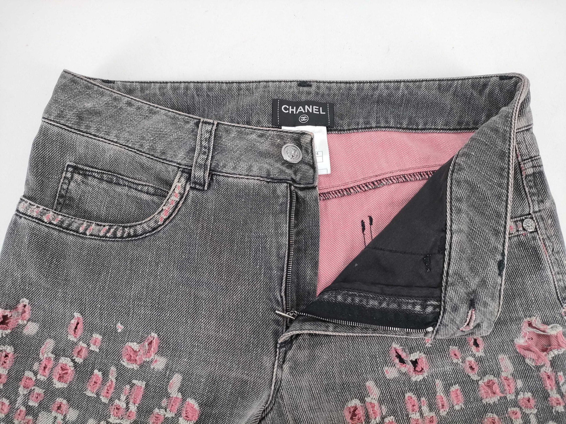 CHANEL CHANEL Chanel denim pants pants