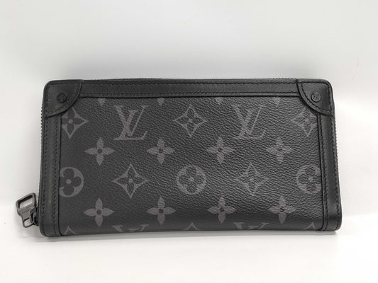 LOUIS VUITTON Trunk Zippy Wallet Monogram Eclipse M80558 Wallet