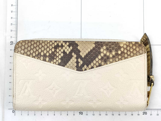 LOUIS VUITTON Louis Vuitton Amplant x Python Zippy Wallet N96320 Wallet