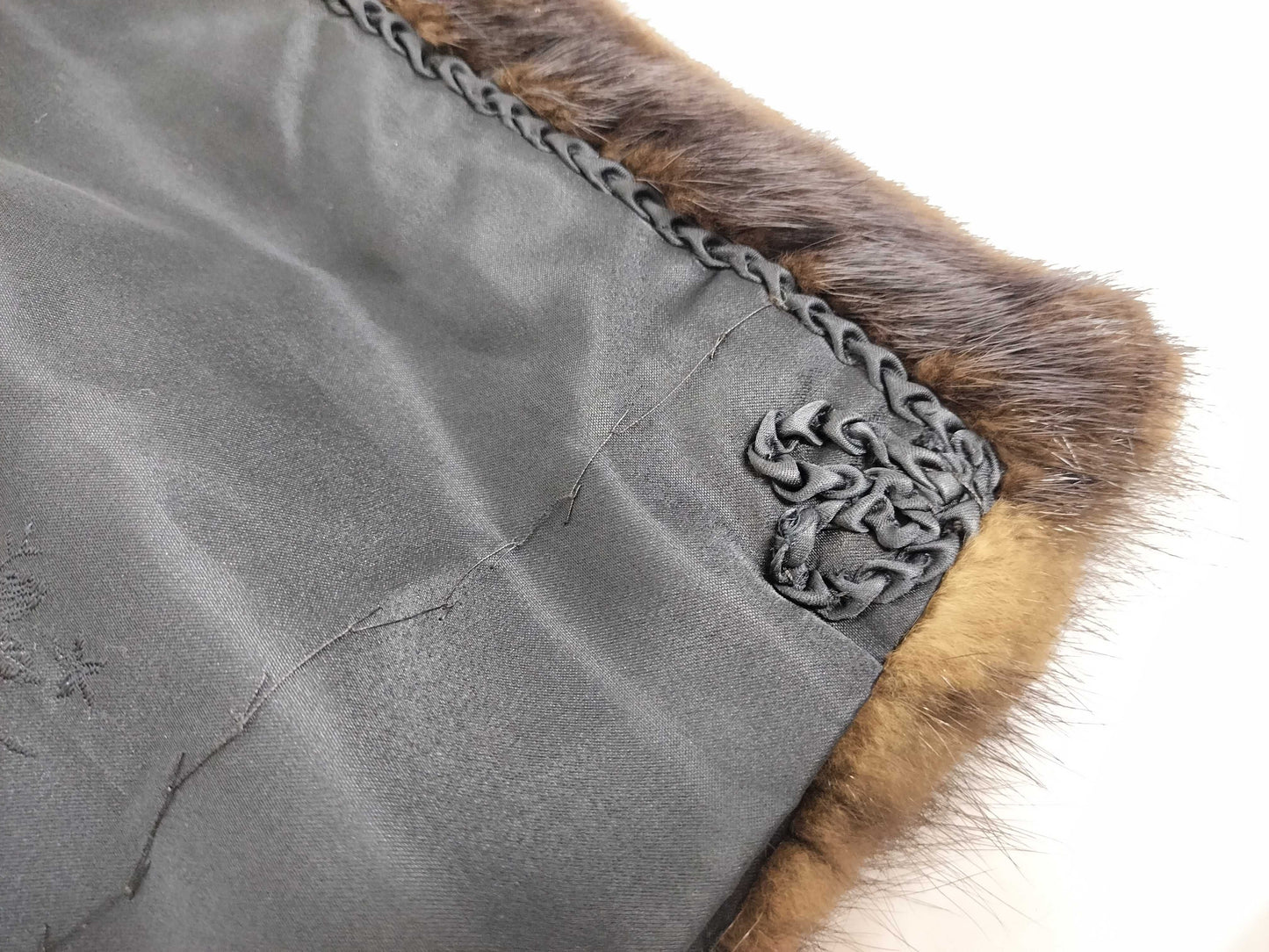 Mink fur coat