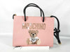 MOSCHINO Leather 2-Way Handbag, Pink
