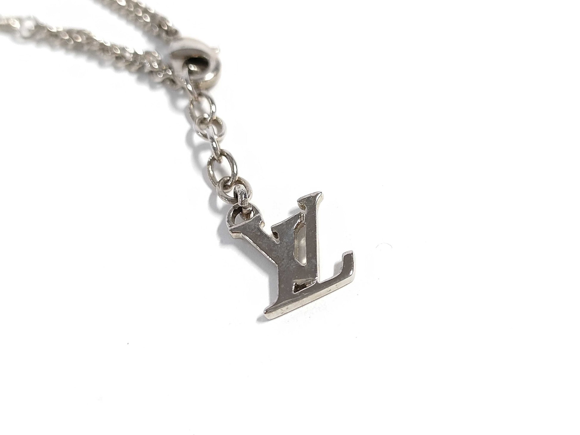 LOUIS VUITTON Monogram Sweet Monogram Bracelet M65476 GP Silver Bracelet/Bangle