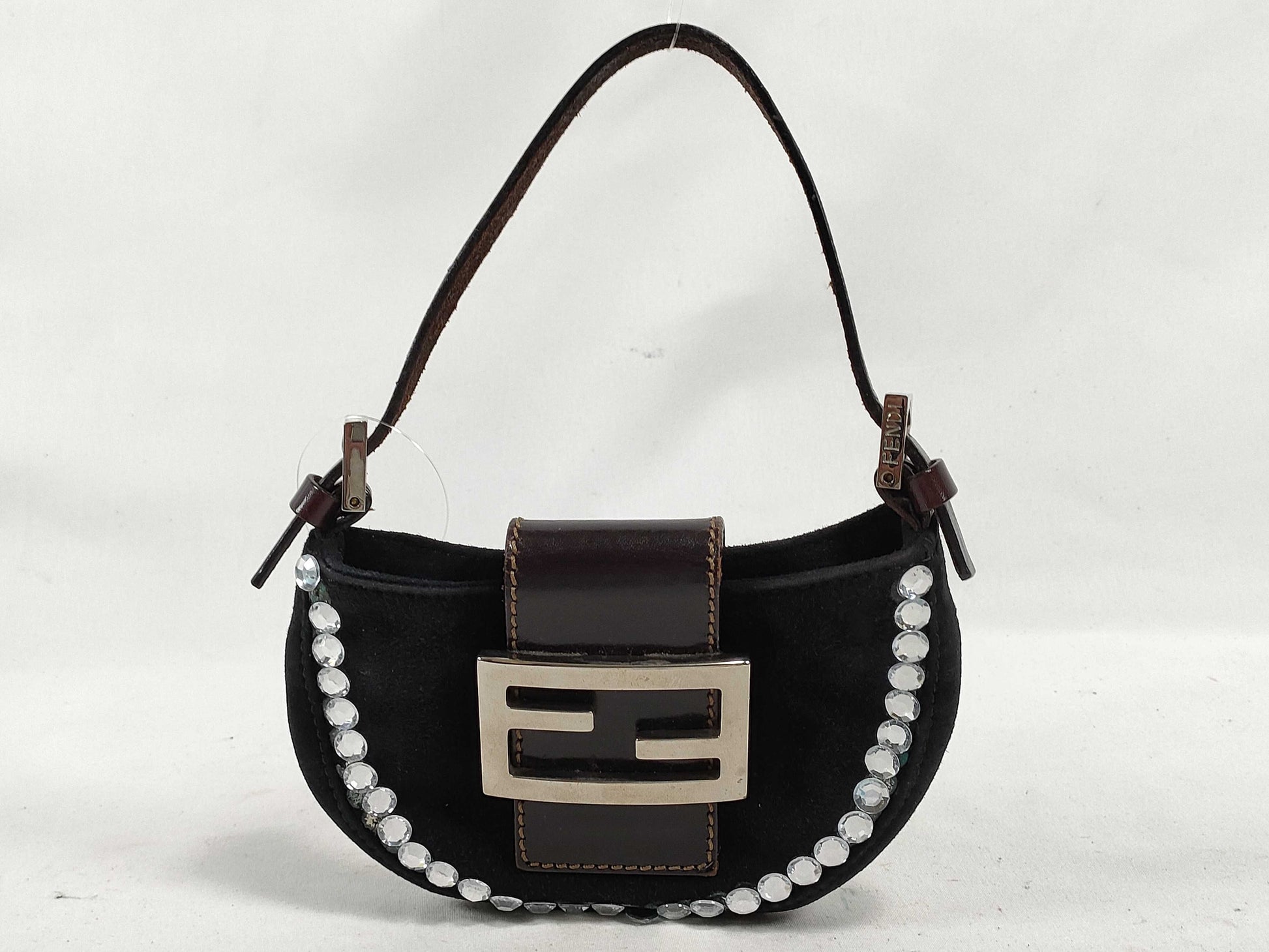 FENDI Beaded Mamma Bucket Handbag