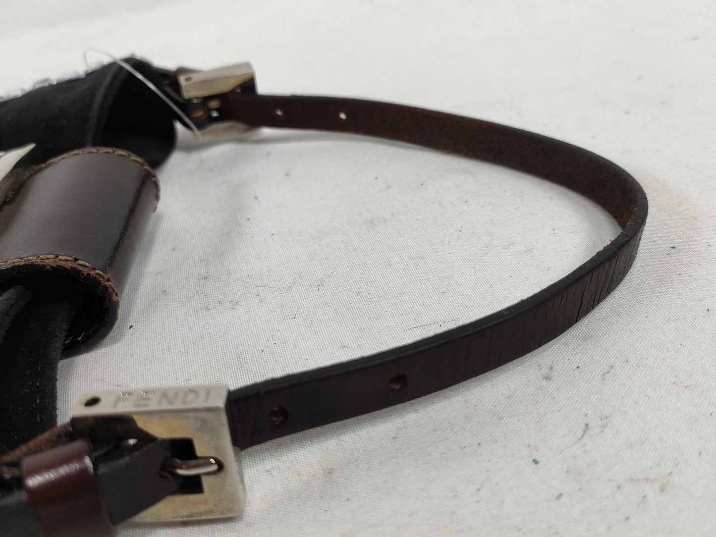 FENDI Beaded Mamma Bucket Handbag