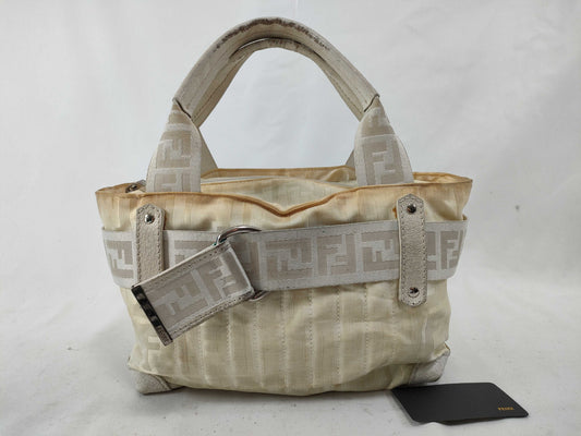 FENDI Zucca Pattern Zucca Handbag Handbag