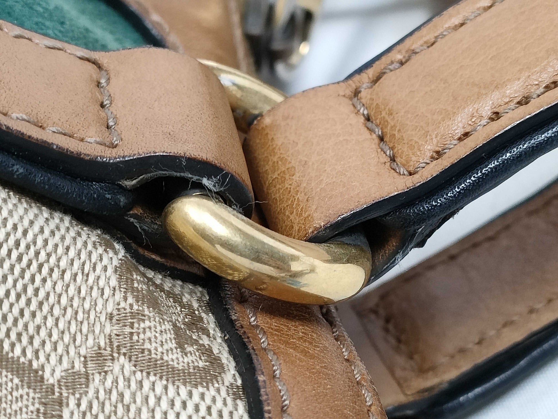 GUCCI GG Canvas GG Pattern Sherry Line Tote Bag Tote Bag