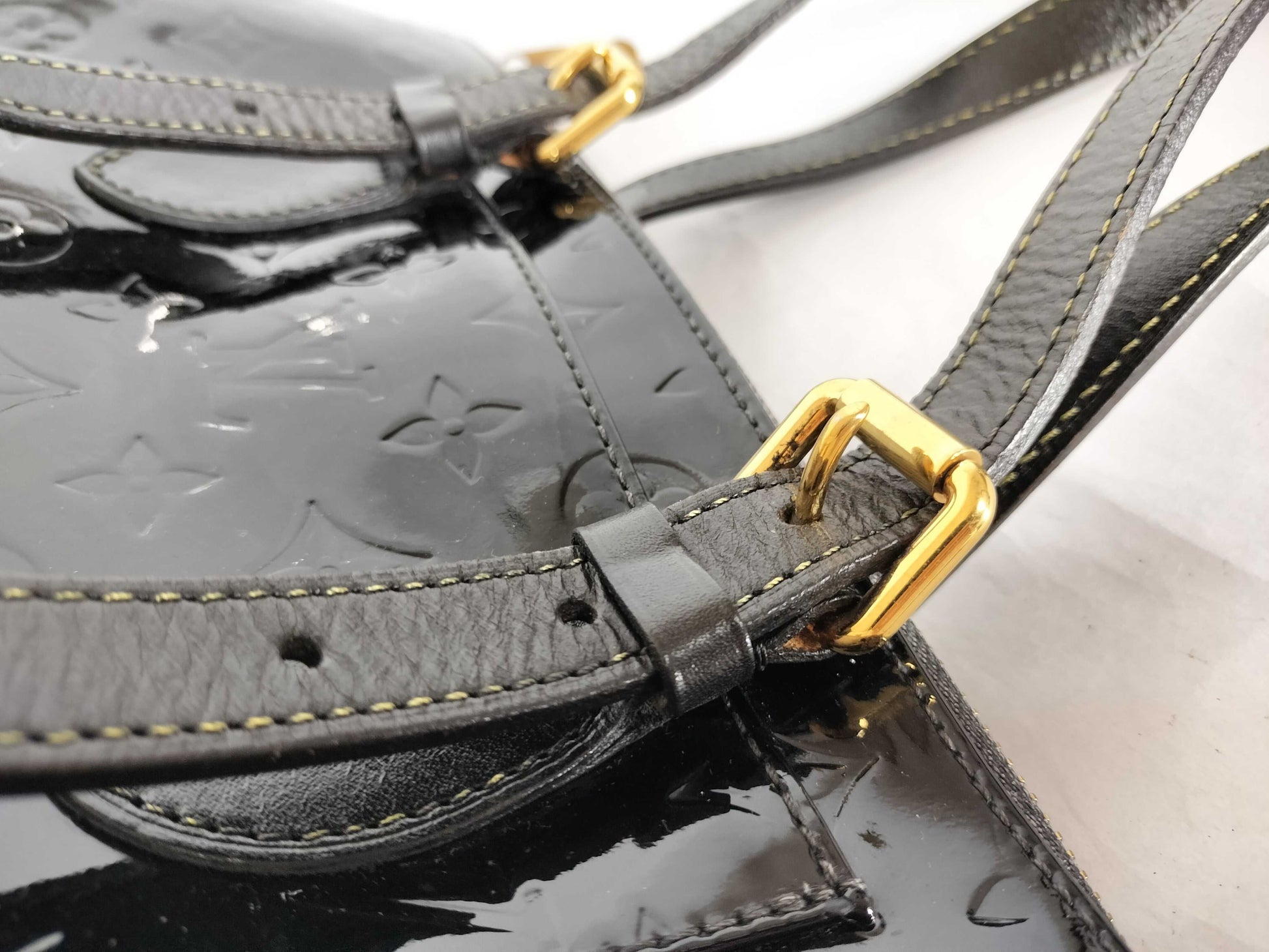 LOUIS VUITTON Vernis Louis Vuitton Enamel Hand Shoulder Bag Handbag