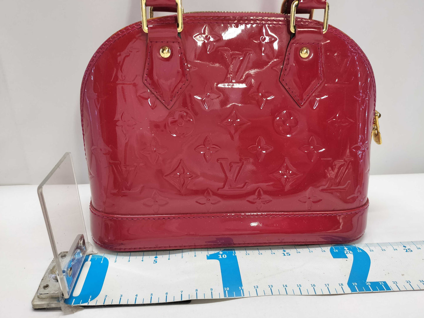 LOUIS VUITTON Vernis Louis Vuitton Enamel Alma BB Shoulder Bag Handbag
