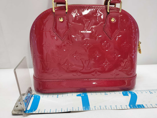 LOUIS VUITTON Vernis Louis Vuitton Enamel Alma BB Shoulder Bag Handbag