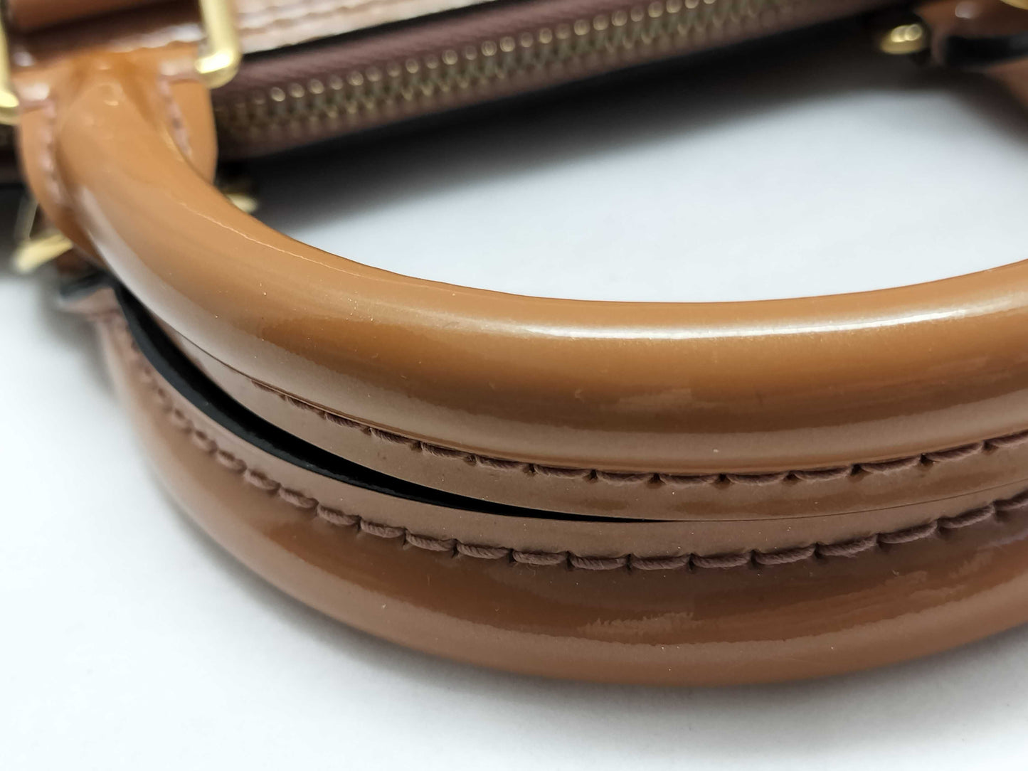 LOUIS VUITTON Verni Louis Vuitton Enamel Alma BB Shoulder Bag Tote Bag