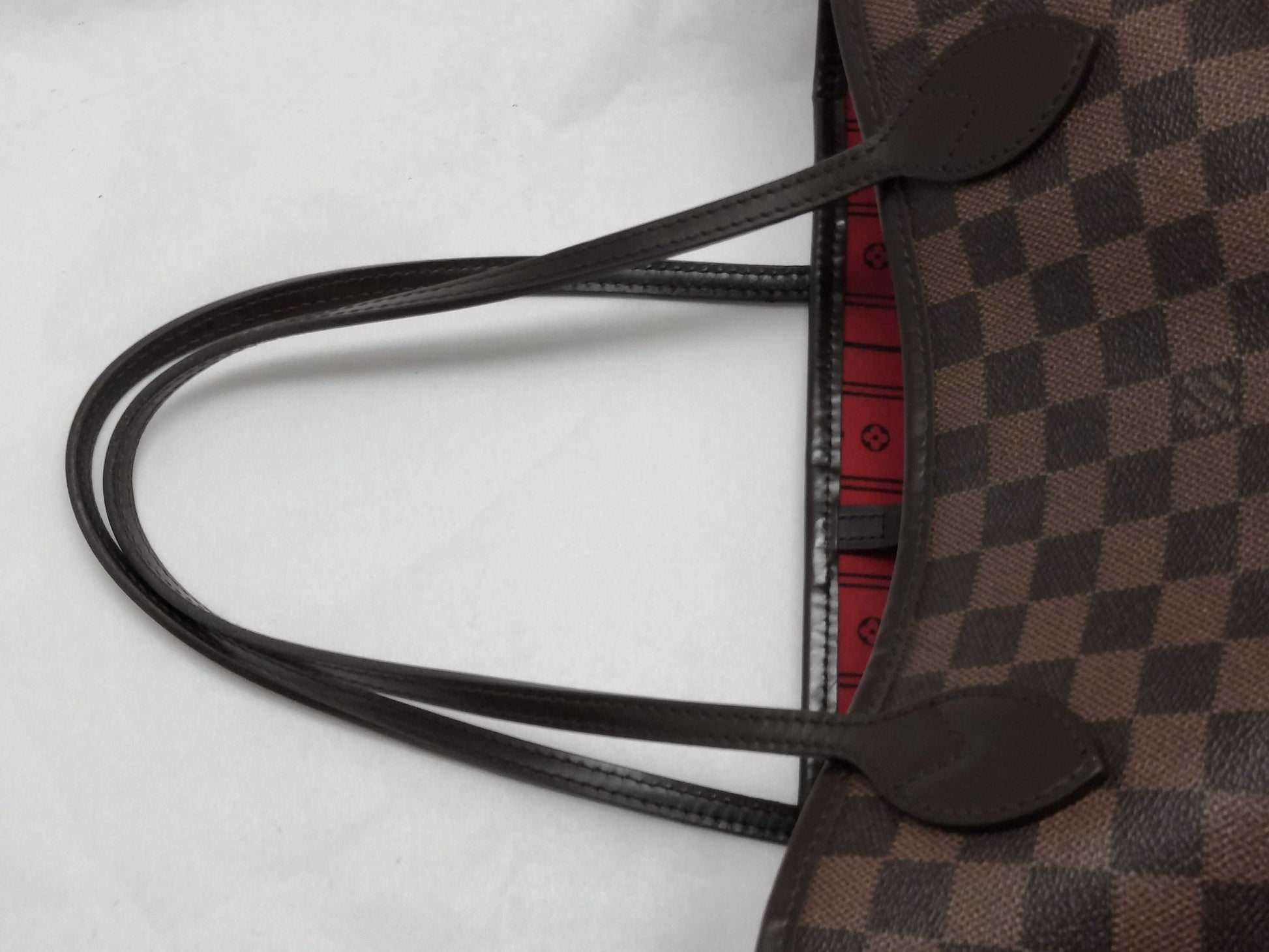 LOUIS VUITTON Damier Louis Vuitton Never Full Tote Bag