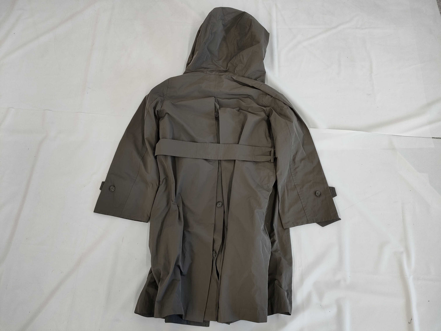 MaxMara MaxMara MaxMara Rainwear Hooded Coat Belt 38 Long Coat