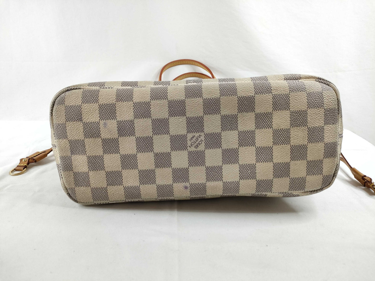 LOUIS VUITTON Damier Azur LV Neverfull PM Tote Bag