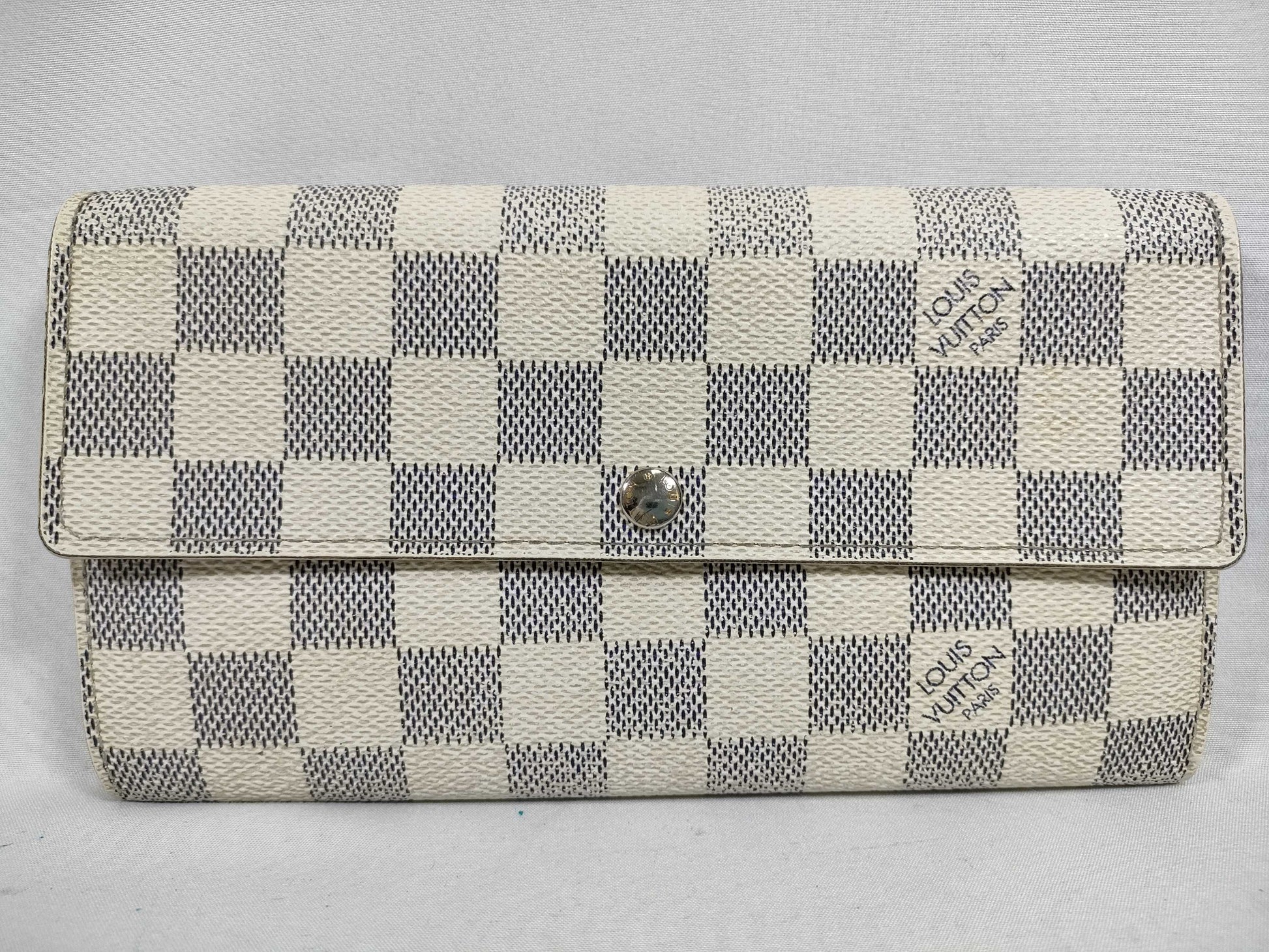 LOUIS VUITTON Damier Azur Louis Vuitton Damier Wallet Wallet