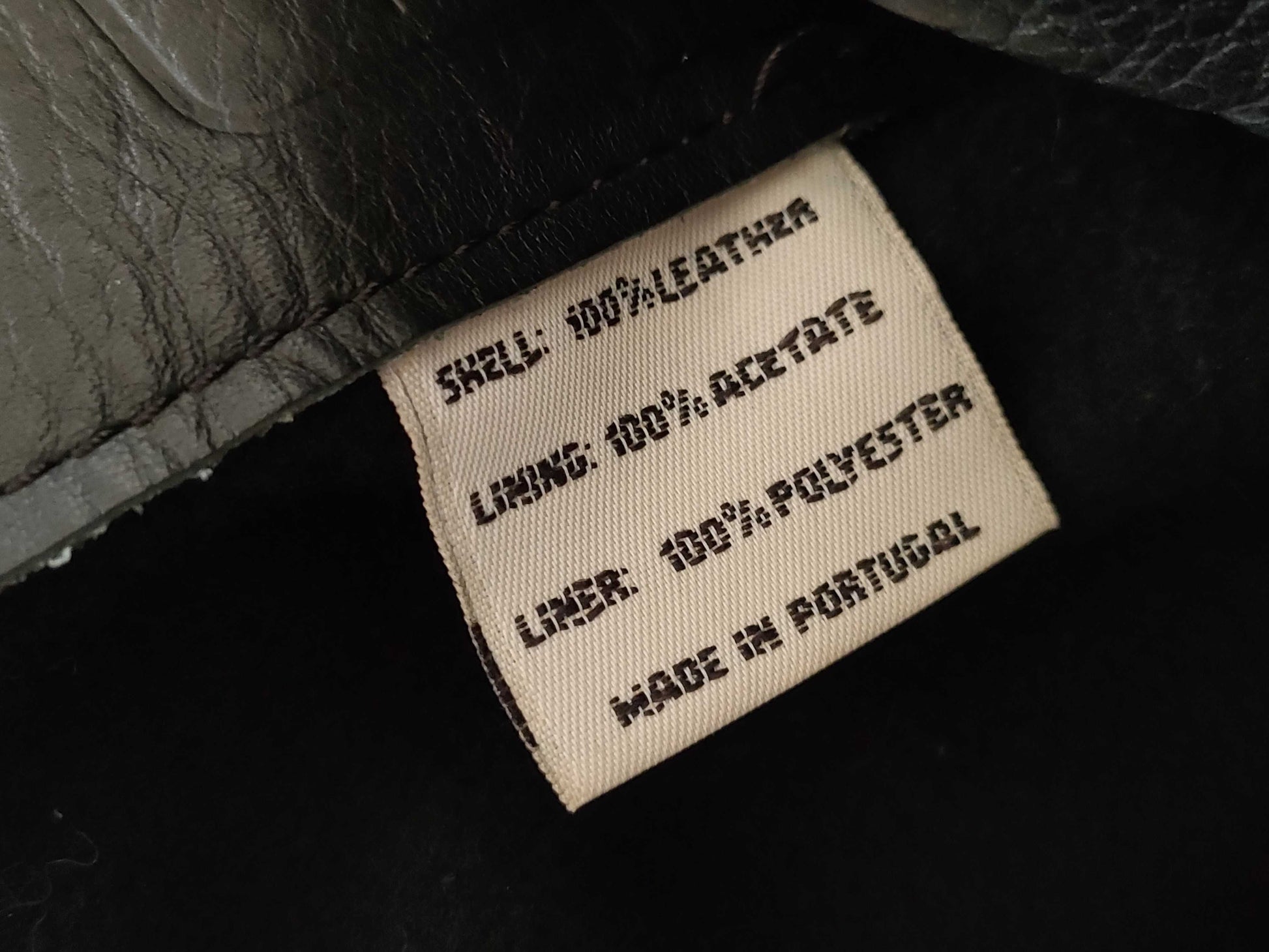 COACH Leather Jacket Black XL D6K 0975 Jacket