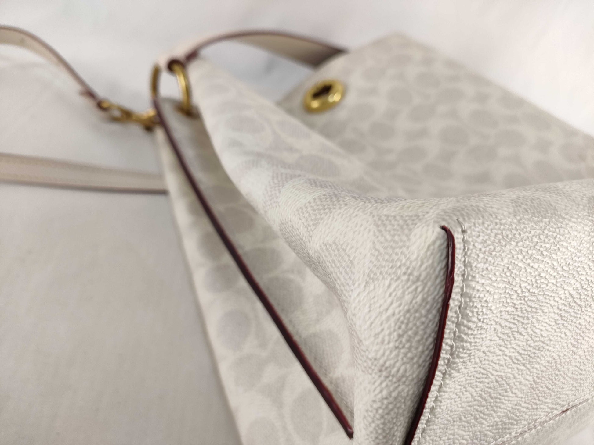 COACH Signature Willow 2way Tote Shoulder Bag B2080 89003 Handbag