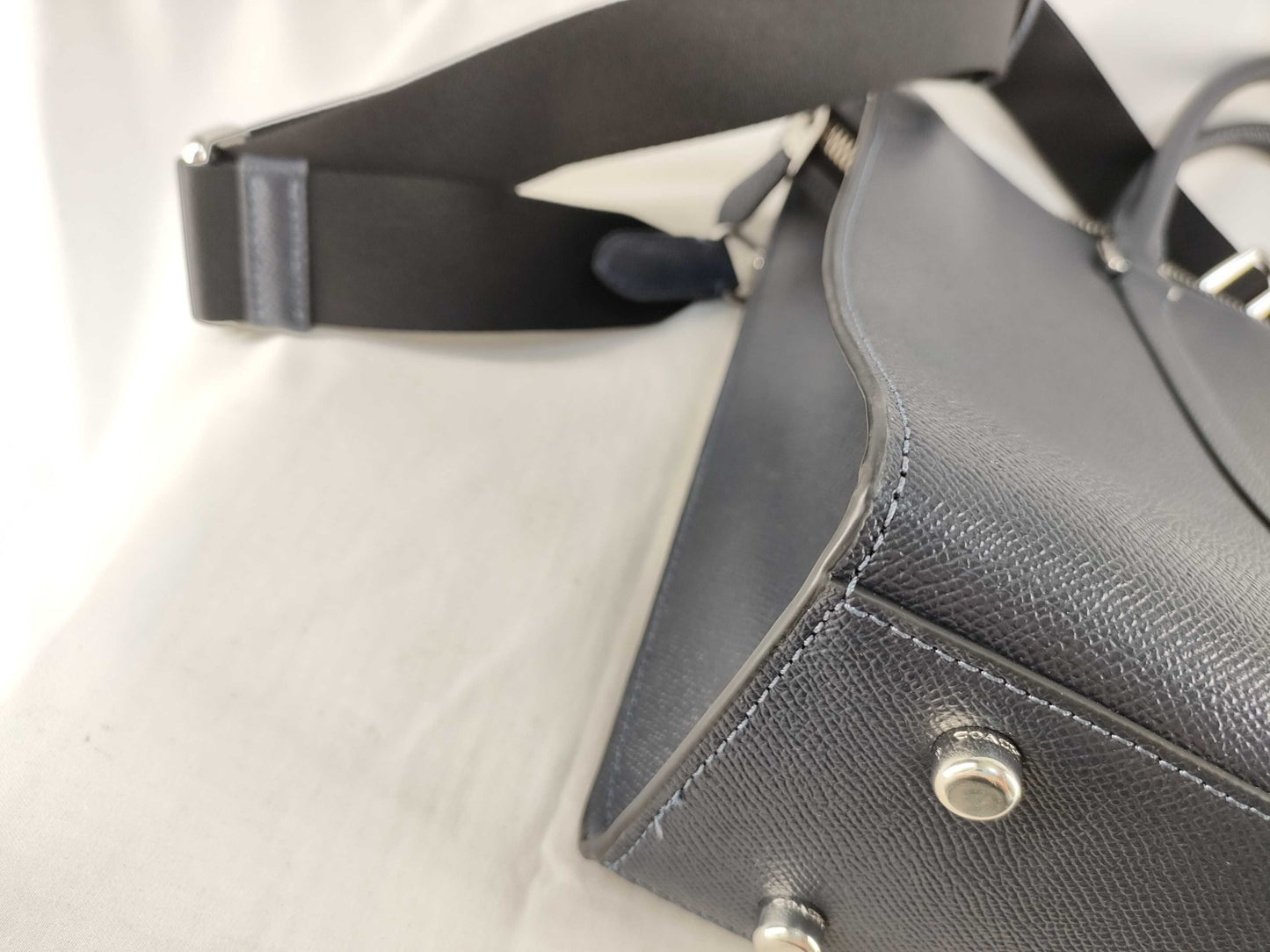 COACH Business Bag with 2way Shoulder Navy J2461 CE439 Business Bag