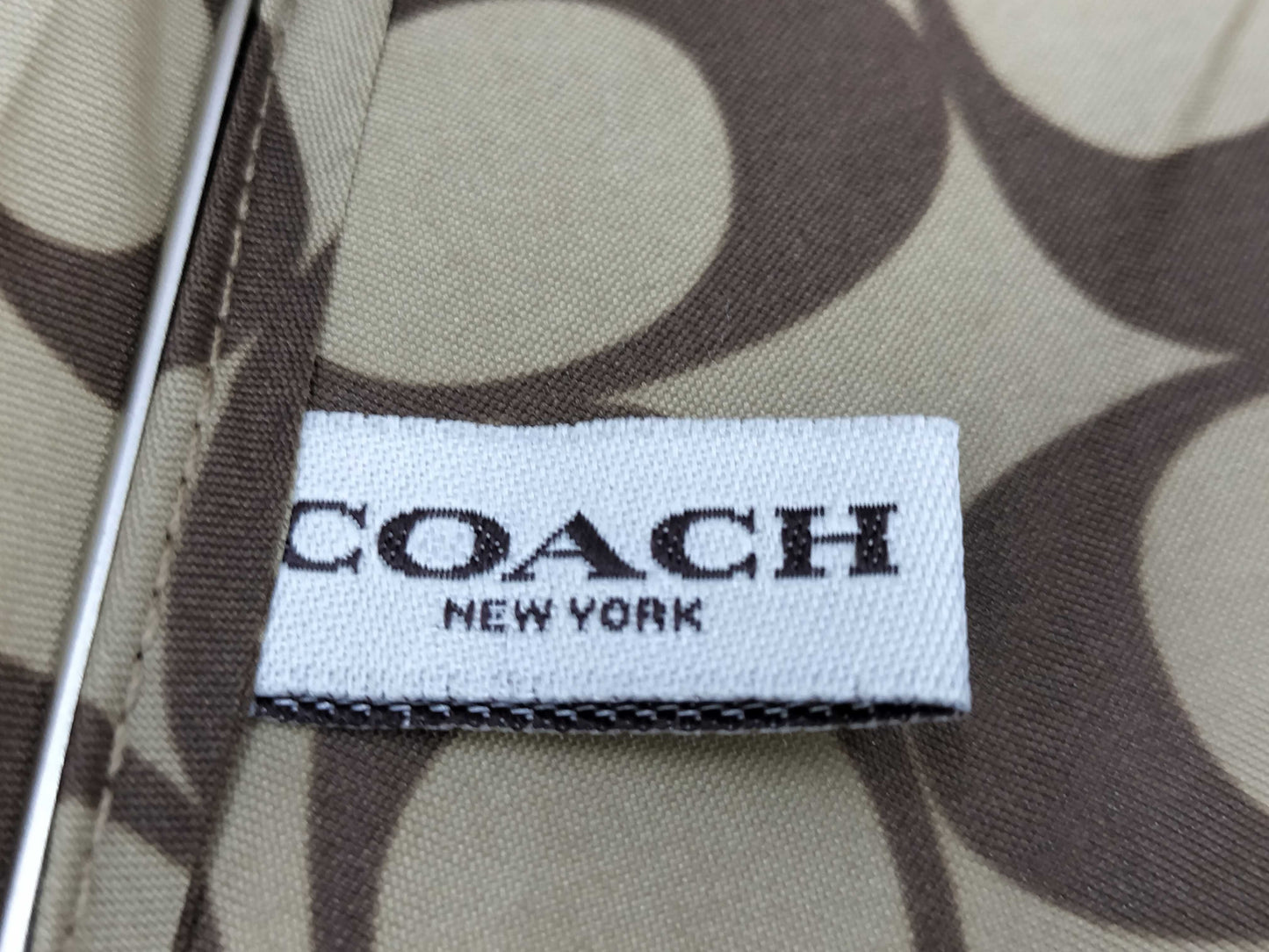 COACH Signature Folding Umbrella F63365 Umbrella Umbrella