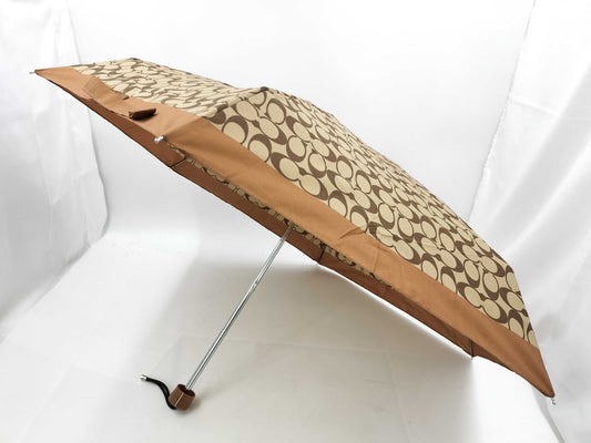 COACH Signature Folding Umbrella F63365 Umbrella Umbrella