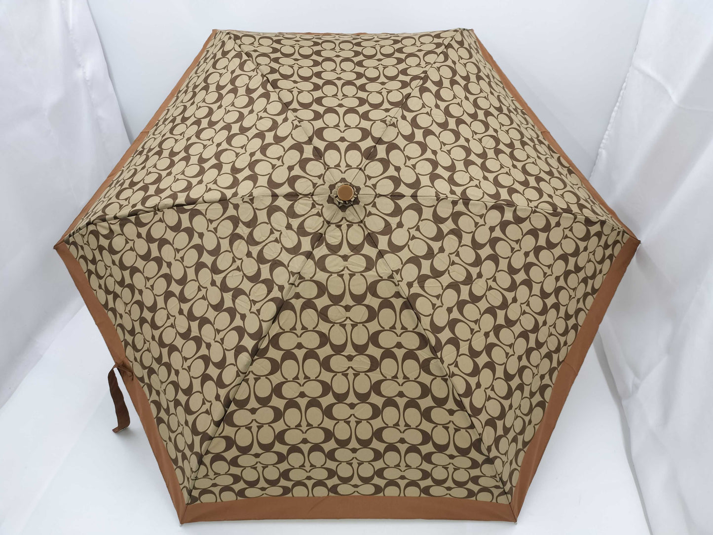 COACH Signature Folding Umbrella F63365 Umbrella Umbrella