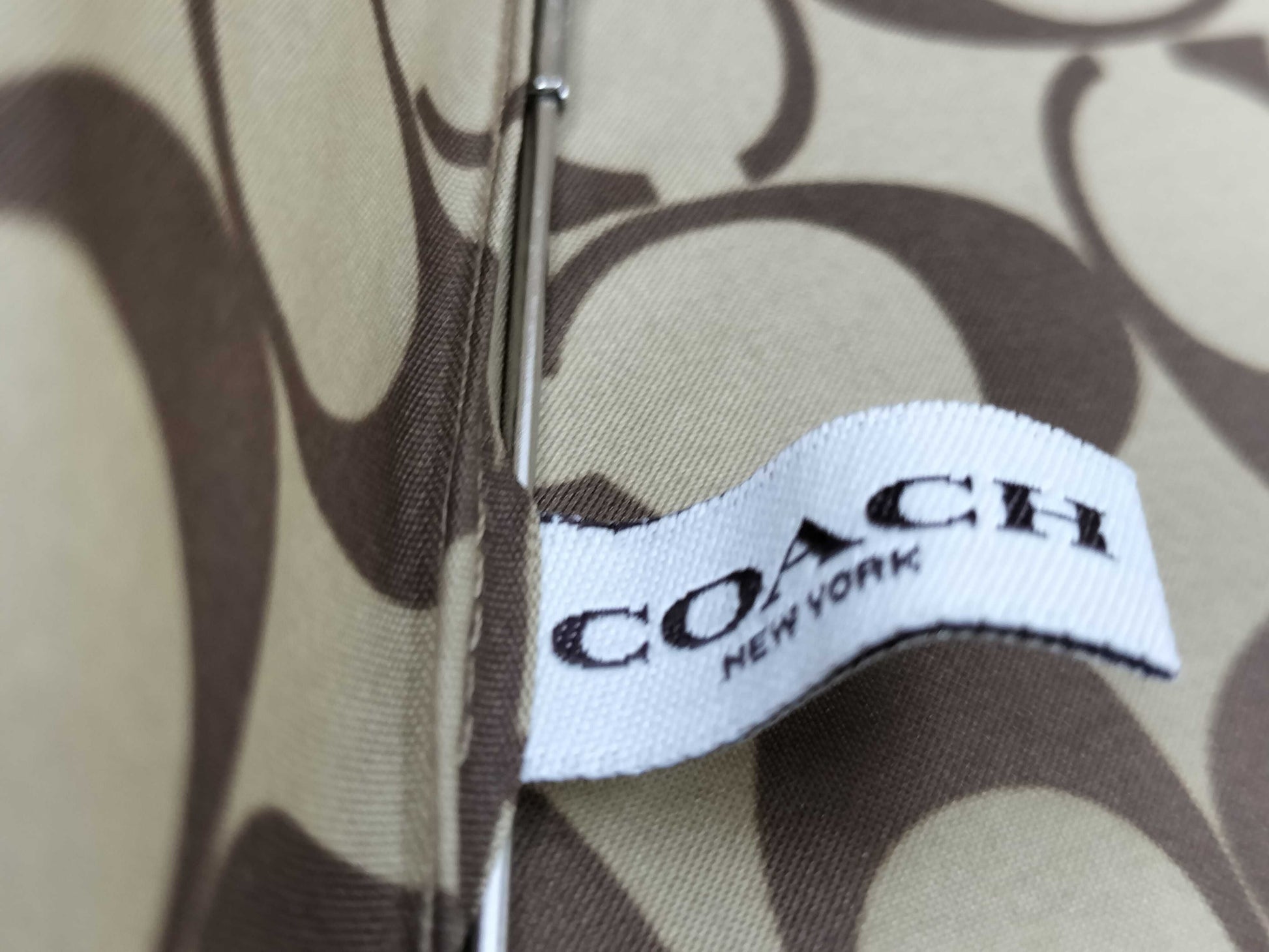 COACH Signature Folding Umbrella F63365 Umbrella Umbrella