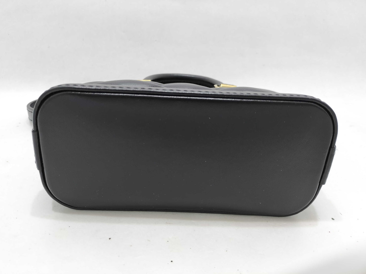 LOUIS VUITTON Vuitton M83048 Maltage NanoAlma Leather Black Handbag