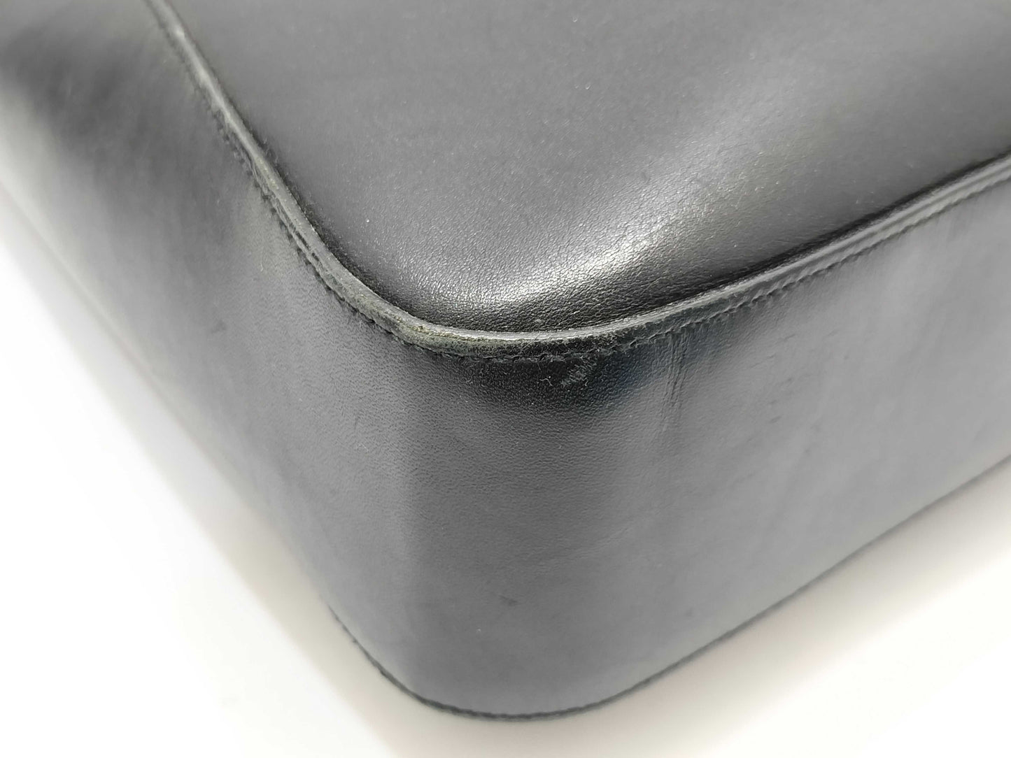 GUCCI Gucci 002 1134 Tote Bag Leather Black Tote Bag