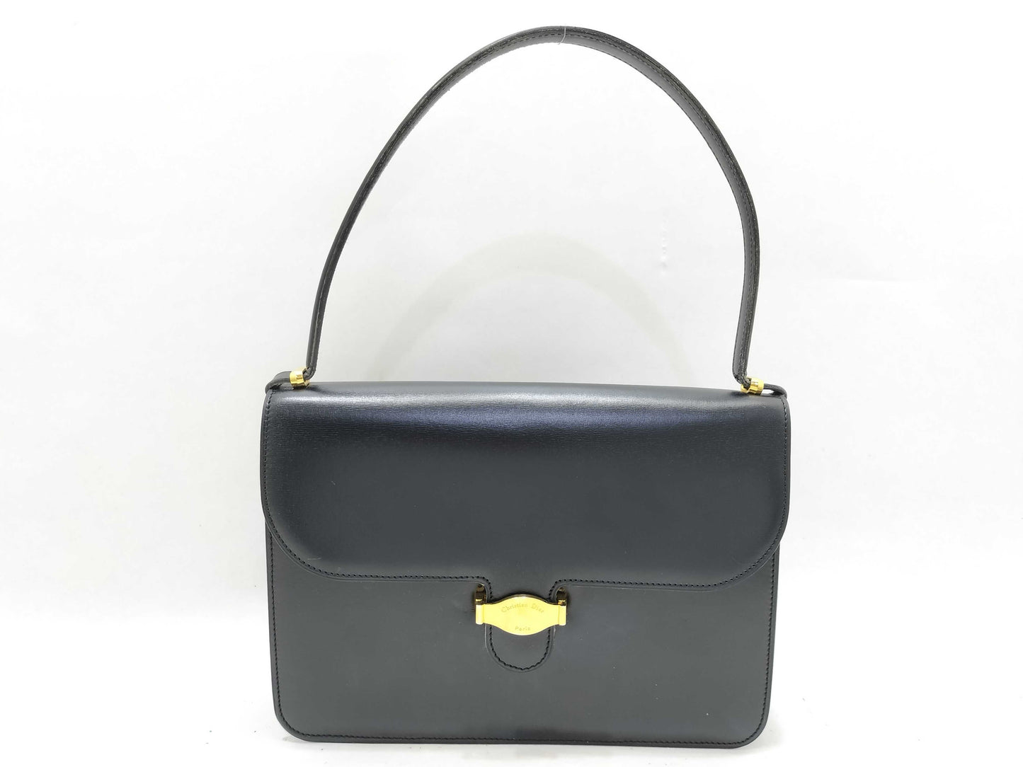 Dior Handbag Leather Black Handbag