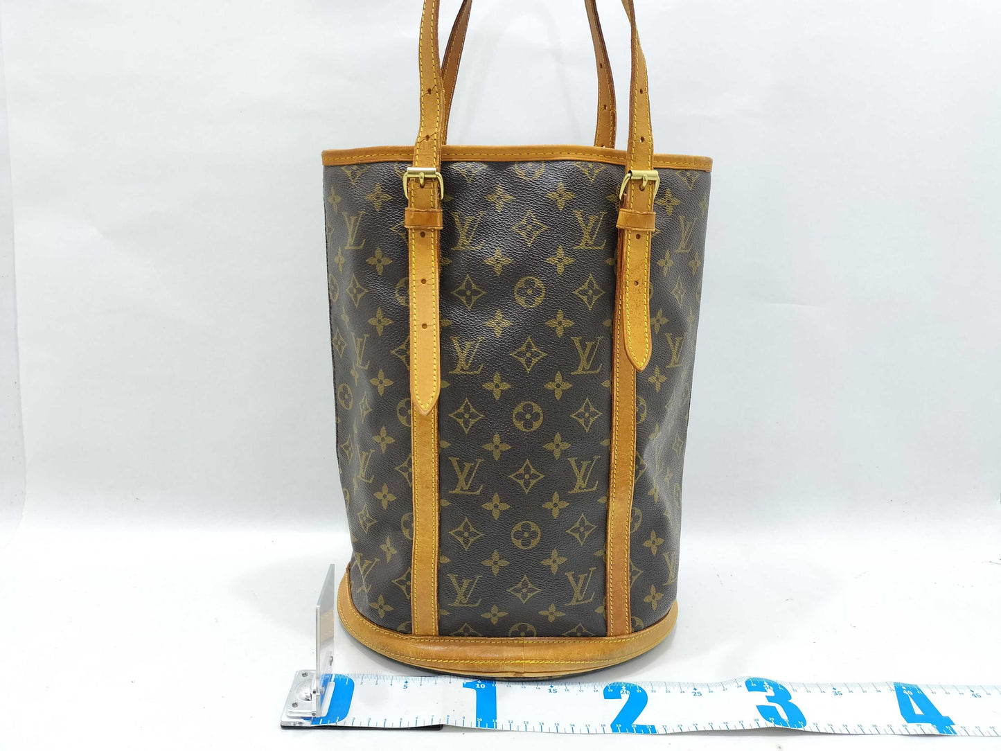 LOUIS VUITTON Monogram Vuitton M42236 Bucket GM Tote Bag Monogram Canvas Brown Tote Bag